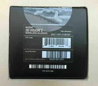 Rare NVidia 3D Vision 2 Wireless Glasses - Battery (942 - 11431 - 0106 - 001) 6