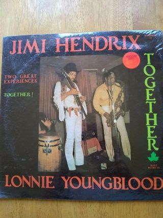 Vtg Jimi Hendrix / Lonnie Youngblood Rare Vinyl Lp Two Great Experience