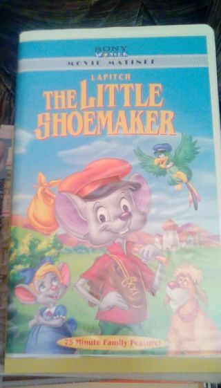Lapitch - The Little Shoemaker Rare Sony Wonder Release Big Clamshell (1997) Vhs