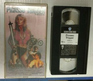 Picasso Trigger Vhs Andy Sidaris/very Rare 1989 Vhs/nice Cover/htf Oop