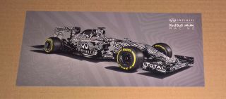 Red Bull F1 Camouflage Test Livery Postcard / Flyer Rb11 Rare