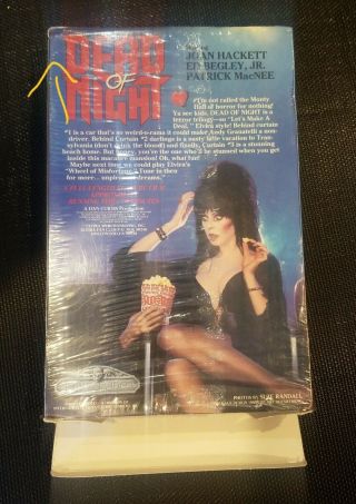 Dead Of Night (VHS) Thriller Video ELVIRA big box horror rare 3