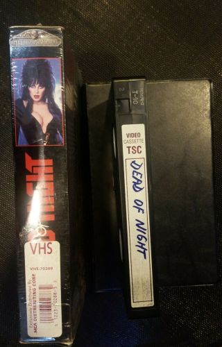Dead Of Night (VHS) Thriller Video ELVIRA big box horror rare 4