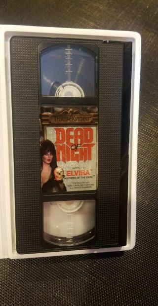 Dead Of Night (VHS) Thriller Video ELVIRA big box horror rare 5
