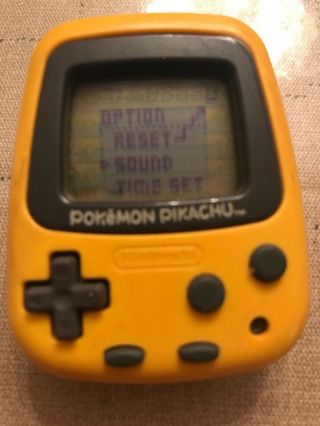 RARE Nintendo Pokemon Pikachu Virtual Pet 1998 3