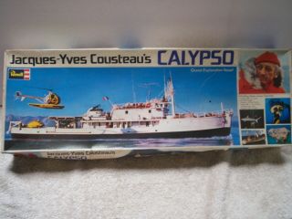 Revell Jacque - Yves Cousteau’s Calypso Ship Kit H - 575 Very Rare