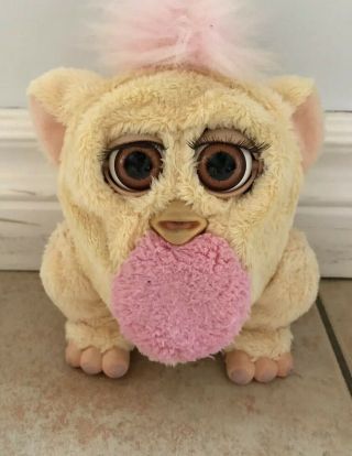Rare Vintage Furby Baby Tiger Toy 2005 Rubber Feet - French FranÇais -