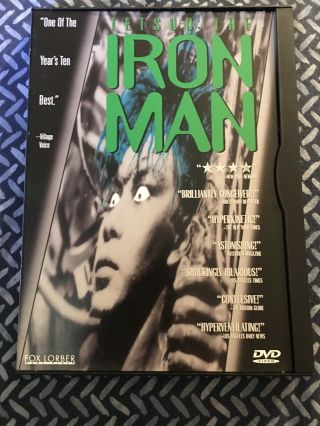 ⭐️ Tetsuo: The Iron Man Dvd Japan Sci - Fi Cyberpunk Rare Oop.  ⭐️