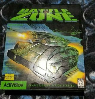 Rare Vintage - Battlezone Pc Big Box Collectors Video Game