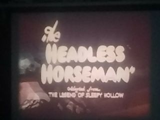 8 Film The Headless Horseman (1934) RARE Sound 200ft Reel 2