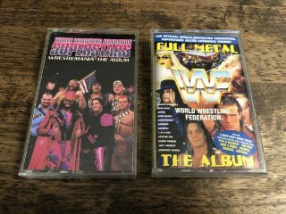Wwf Cassette Tapes Rare Hulk Hogan Macho Man Randy Savage Undertaker Hacksaw Wwe