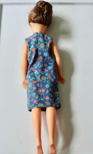 RARE HTF 1960s Vintage Tammy ' s family IDEAL mom doll in dress Brunette 4