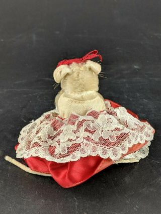 RARE 1950 ' s FAO Schwarz Steiff Dressed Pieps Mouse Doll Toy 7
