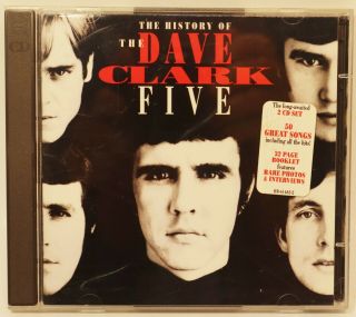 The History Of The Dave Clark Five 2 - Cd Set 50 Songs W/32 Pg Book & Rare Photos