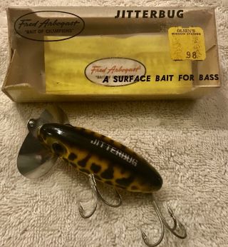 Fishing Lure Fred Arbogast Very Rare Color For 5/8oz Jitterbug Box Bait