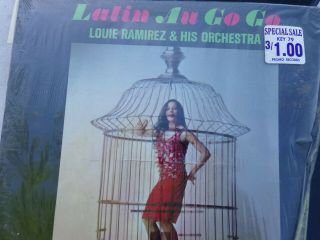LOUIE RAMIREZ & HIS ORCHESTRA Latin Au Go Go ATCO LP mono RARE 1960 ' S ERA 2