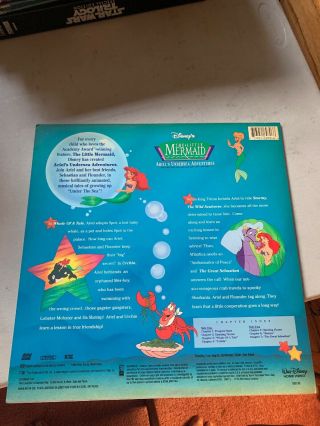 the little mermaid Ariels Undersea Adventures Laserdisc Rare Discs Are 2