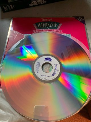 the little mermaid Ariels Undersea Adventures Laserdisc Rare Discs Are 3