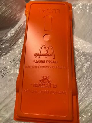 RARE 1982 McDonald’s Happy Meal Dukes Of Hazzard Meal Container General Lee 7