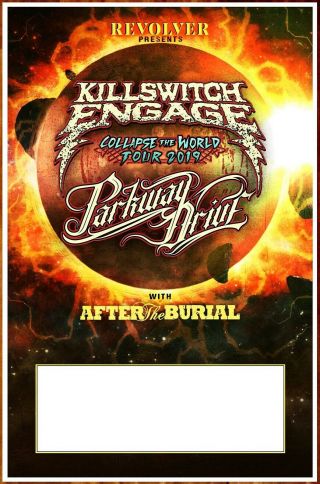 Killswitch Engage | Parkway Drive | After The Burial Ltd Ed Rare Tour Poster