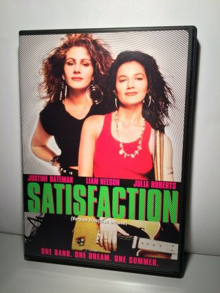 Satisfaction (dvd 2005) Rare Oop Justine Bateman - Liam Neeson - Julie Roberts