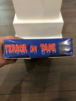 Terror On Tape BETA NOT VHS Rare OOP Continental Big Box Horror Gore HTF 5