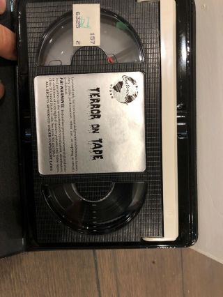 Terror On Tape BETA NOT VHS Rare OOP Continental Big Box Horror Gore HTF 8