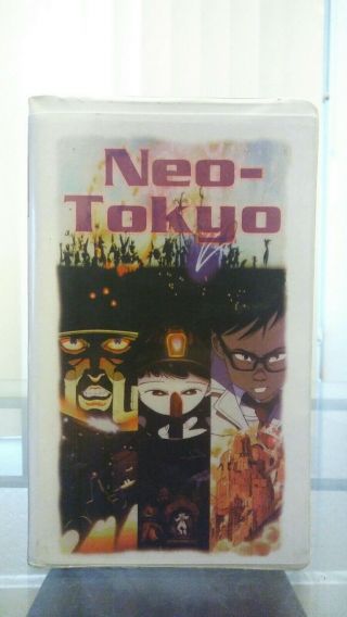 Neo - Tokyo Vhs 1987 Rare Anime Vintage Aka Labyrinth Tales Manie - Manie Custom Lte
