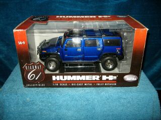 Rare 2002 Hummer H2 Highway 61 1/18