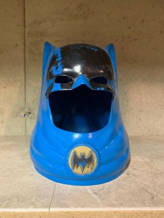 Vtg Batman Ideal Movie Joker Dc Mask Helmet Rare 1966 Bat Figure