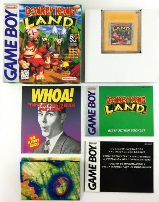 (rb135) Rare & Authentic Vintage Nintendo Game Boy Gb Donkey Kong Land Complete