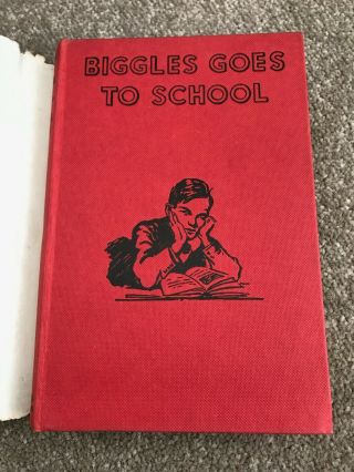 Captain W E Johns Biggles Goes To School Book 1951 1st Edition 1/1 Print Rare DJ 2