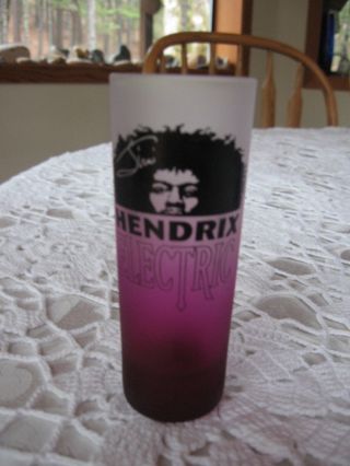 Jimmi Hendrix Electric Purple 4 " Shot Glass Rare Discontinued