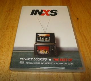 Inxs - Im Only Looking: The Best Of (dvd,  2004,  2 - Disc Set) Rare Music Very Good