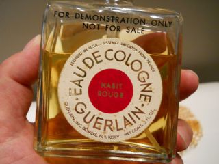 Very Rare Vintage Guerlain Habit Rouge 3 Fl Oz Mens Cologne - 95 Full