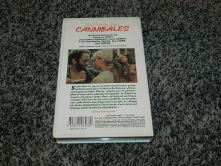 RARE HORROR VHS LA SECTE DES CANNIBALES from UMBERTO LENZI MADE in FRANCE 2