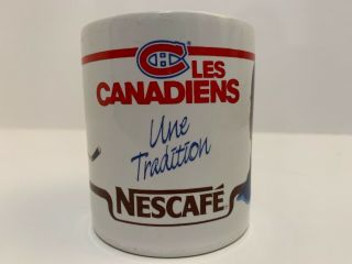 Vintage Nescafé Montreal Canadiens BOBBY SMITH NHL Hockey Promo Coffee Mug RARE 2