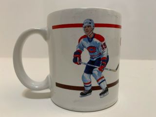 Vintage Nescafé Montreal Canadiens BOBBY SMITH NHL Hockey Promo Coffee Mug RARE 3
