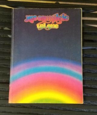 Yes - Complete 2 Volume Rare Sheet Music Book - 1977