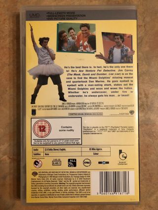 Ace Ventura: Pet Detective (UMD Movie for PSP,  1994) RARE 4