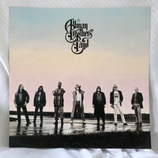 Allman Brothers Band 7 Turns 2 - Sided 12 X 12 Promo Lp Flat / Poster - - Rare