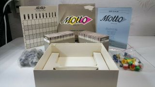 Rare Vintage Motto Board Game By Belcom Games - 1987