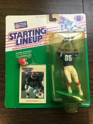 1988 Kenner Starting Lineup - Chris Burkett - Buffalo Bills - Rare