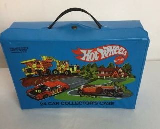 Mattel Rare Hot Wheels 1980 24 Car Collectors Case 8227