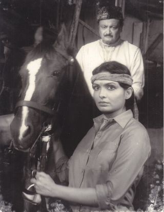 Parveen Babi 6.  5 " X 8.  5 " Bollywood Press Photo - Bw - 1_0005 Rare