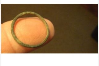 Rare Celtic Ring Money Proto Coin From 800 Bc Artifact Valued $300/ 19mm.  16