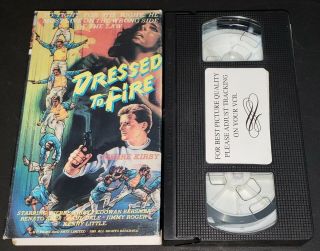 Dressed To Fire American Commando 4 Vhs 80s Exploitation Action Sleaze Very Rare