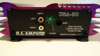 US Amps USA - 50 Rare Old School 2 - Channel Amplifier.  SQ 3