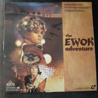 Star Wars The Ewok Adventure Laserdisc Not Dvd 1984 Rare - Lucas