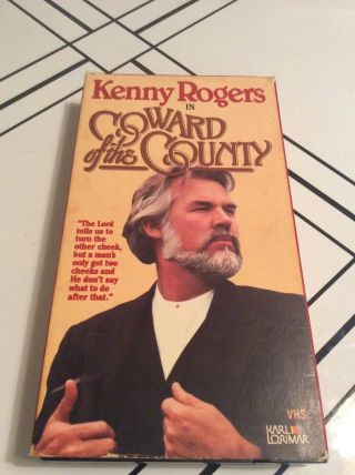 Coward Of The County Kenny Rogers Vhs 354 Very Rare Htf Oop